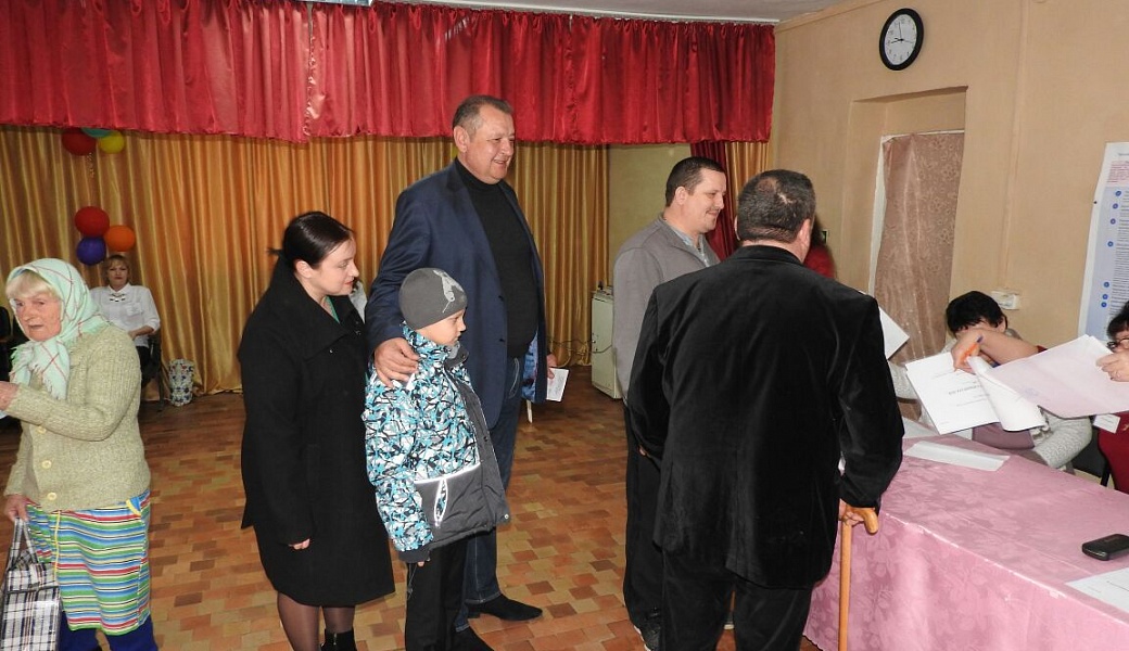 Анатолий  Жданов проголосовал на выборах президента Российской Федерации