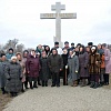Установка и торжественное освящение Поклонного православного креста