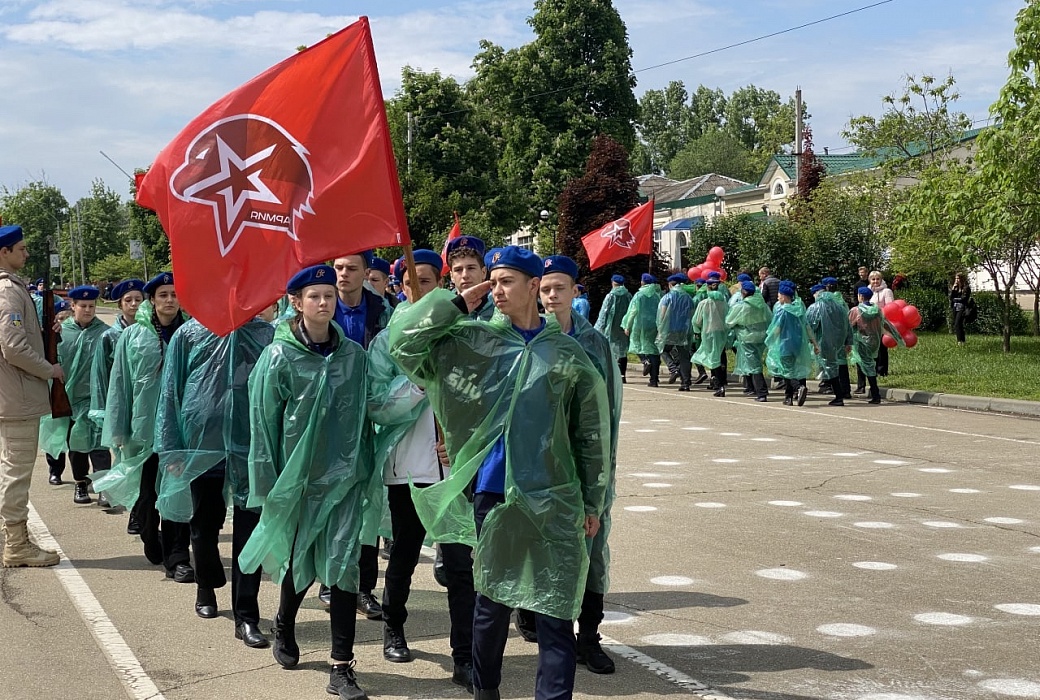 Парад юнармейцев прошёл в Новоалександровске