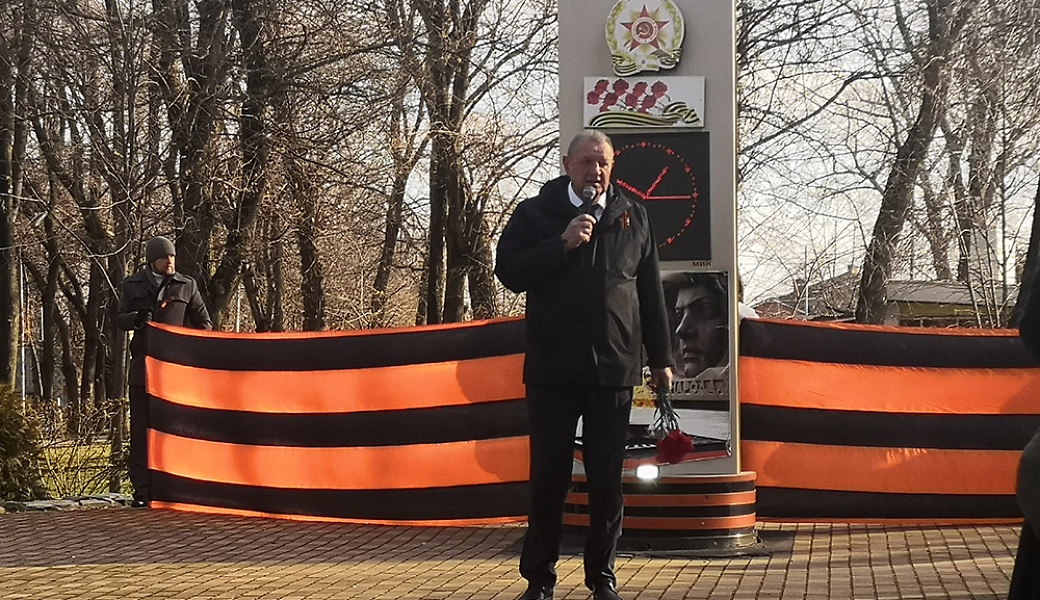 Митинг посвященный 80-ой годовщине освобождения Новоалександровского района от немецко-фашистских захватчиков